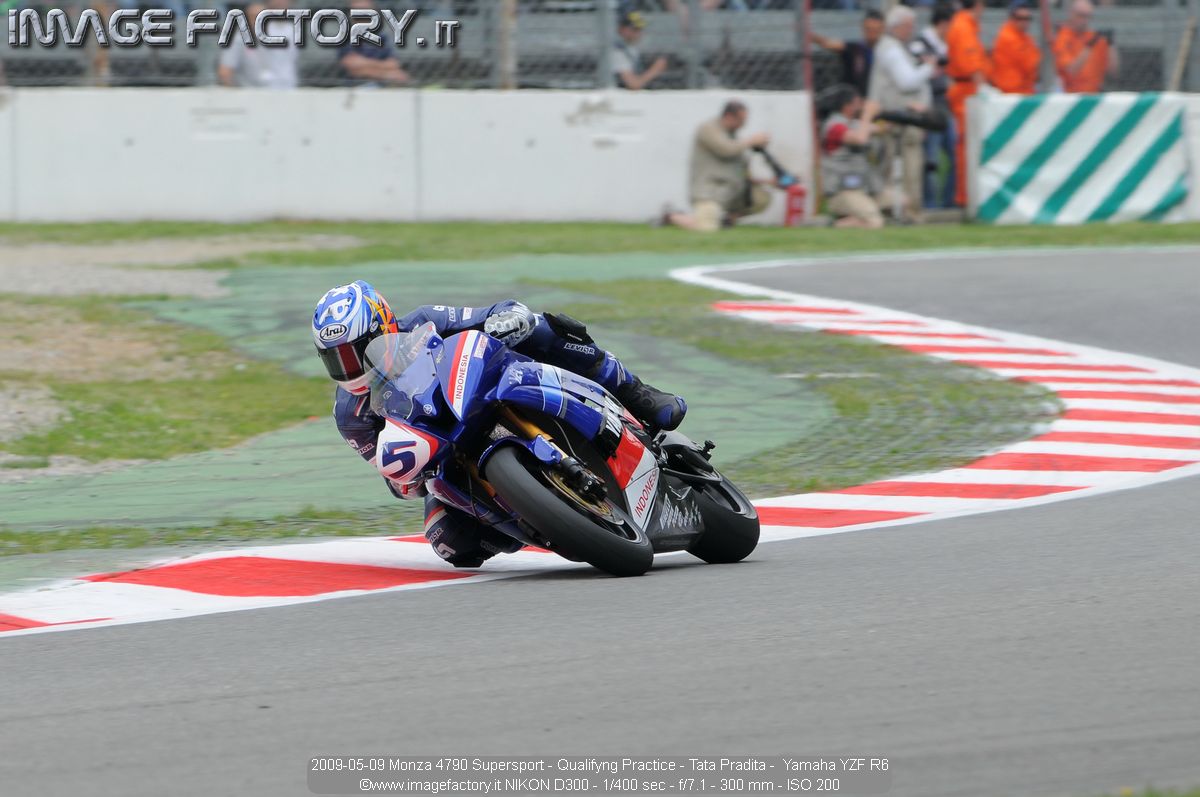 2009-05-09 Monza 4790 Supersport - Qualifyng Practice - Tata Pradita -  Yamaha YZF R6